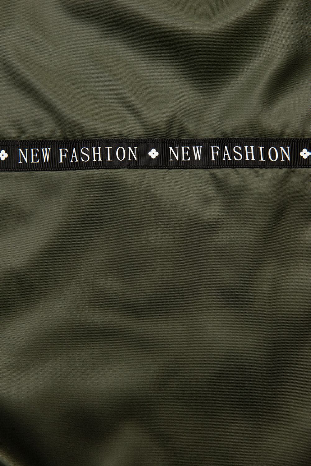 Lehká přechodná parka FASHION černá/khaki