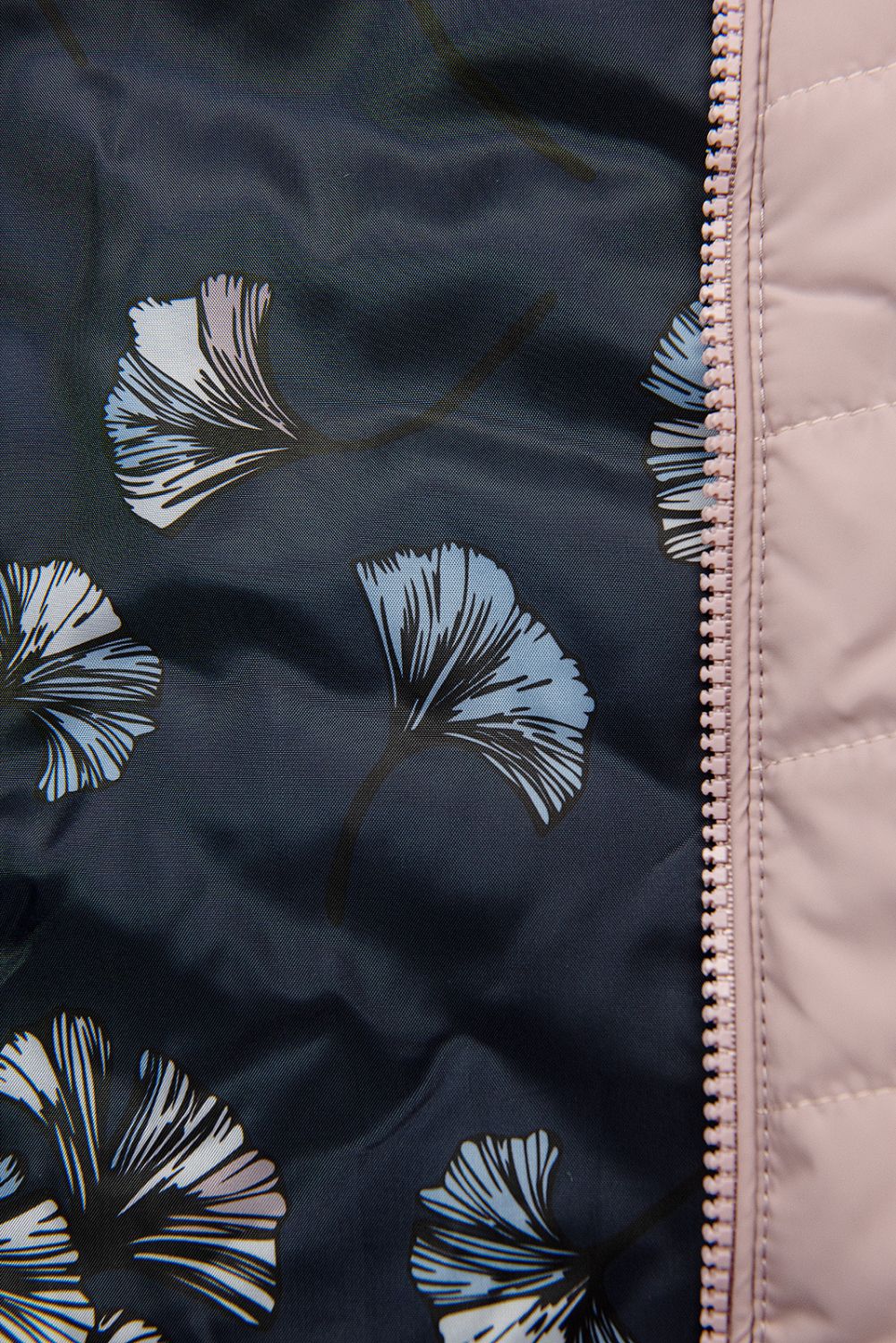 Růžová oboustranná přechodná bunda