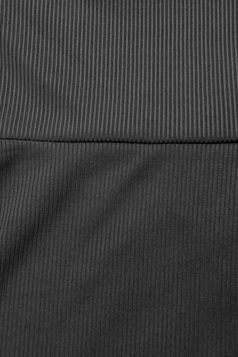 Grafitové vroubkované legíny