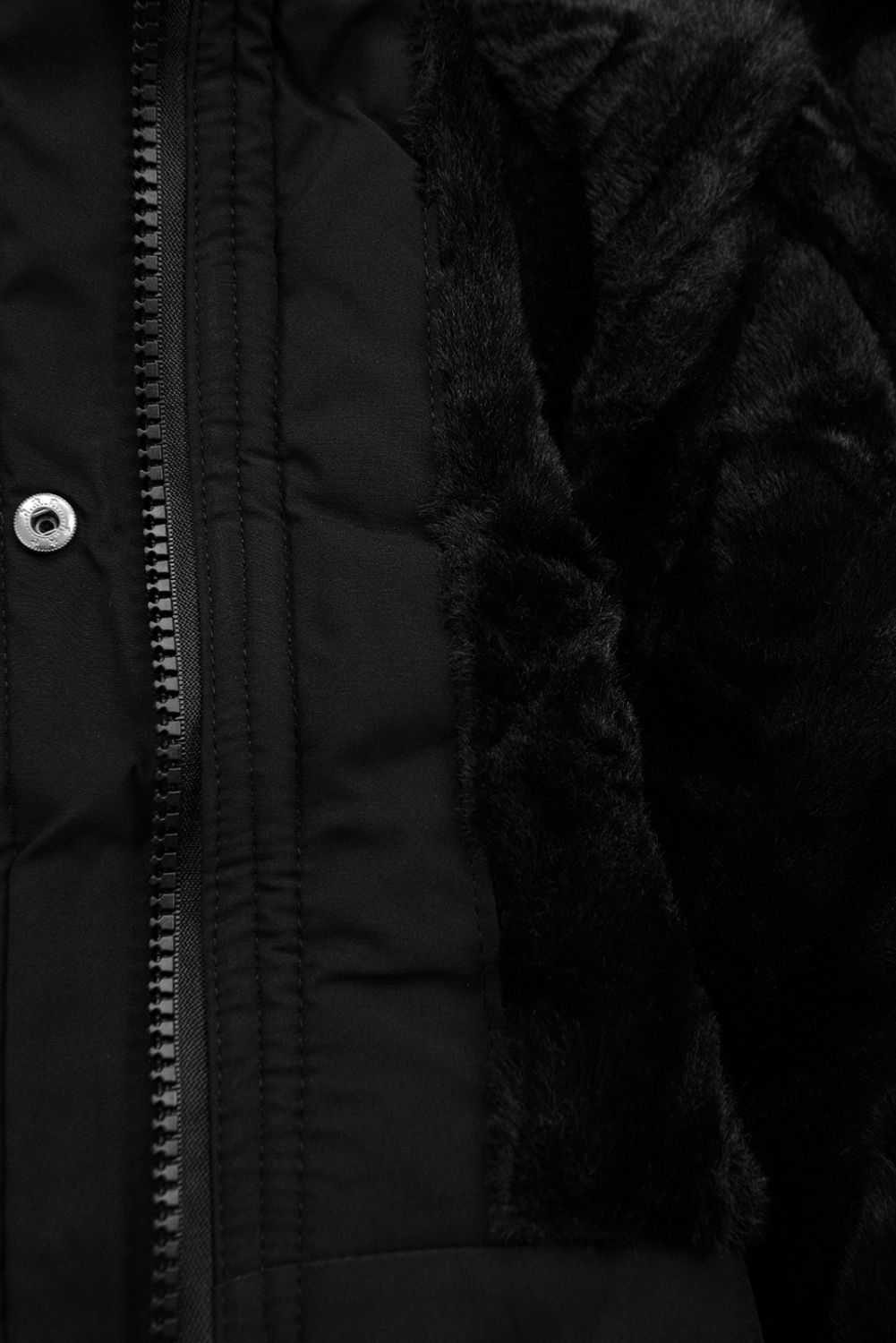 Černá dětská zimní parka