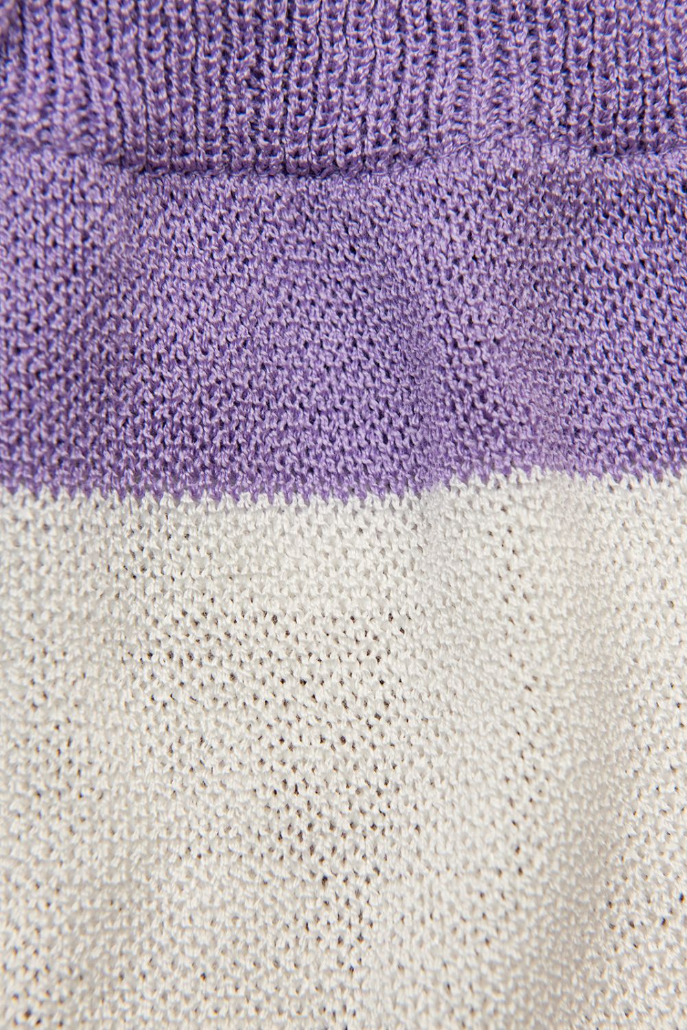 Fialovo-bílý letní komplet