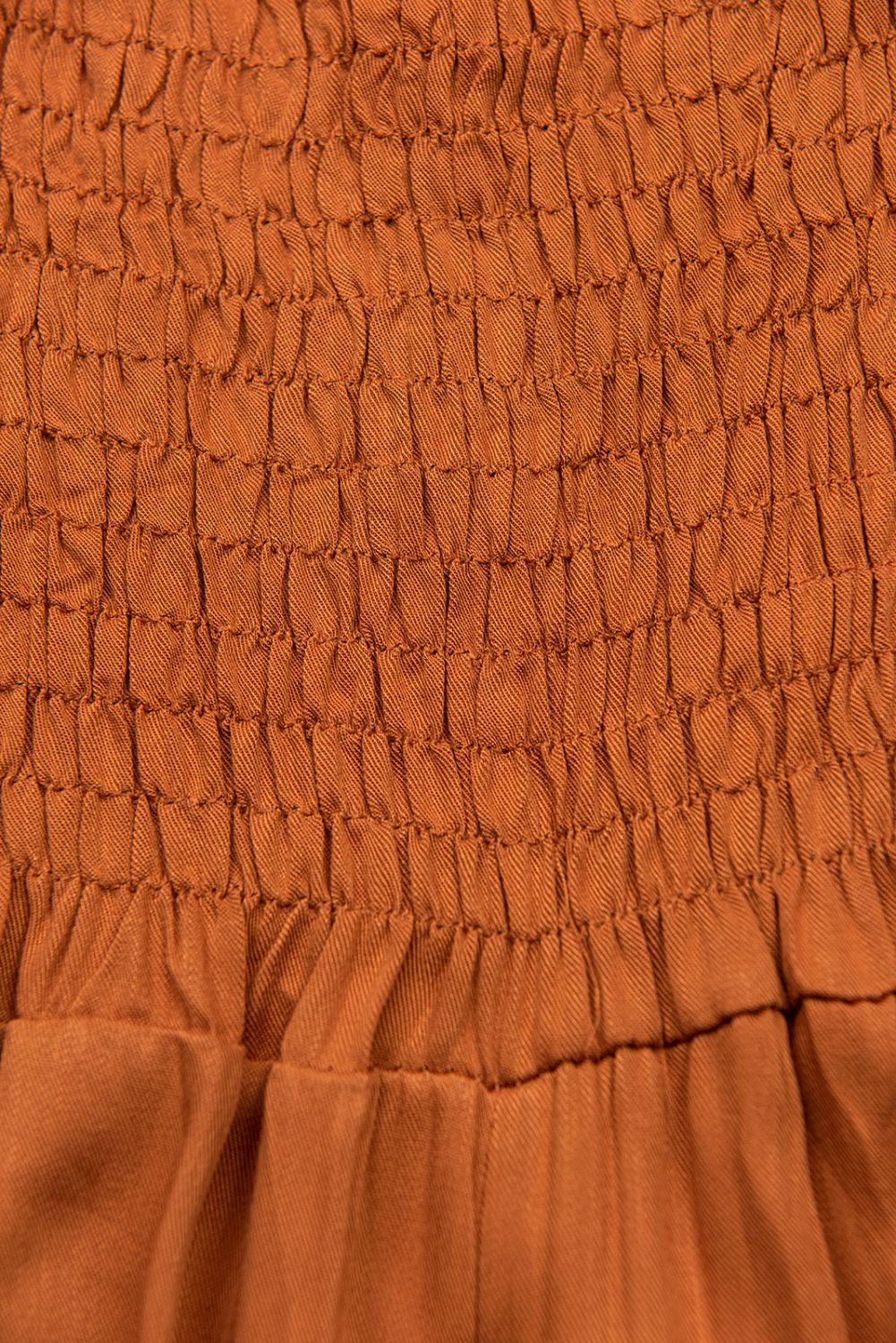 Skořicově hnědý kalhotový overal