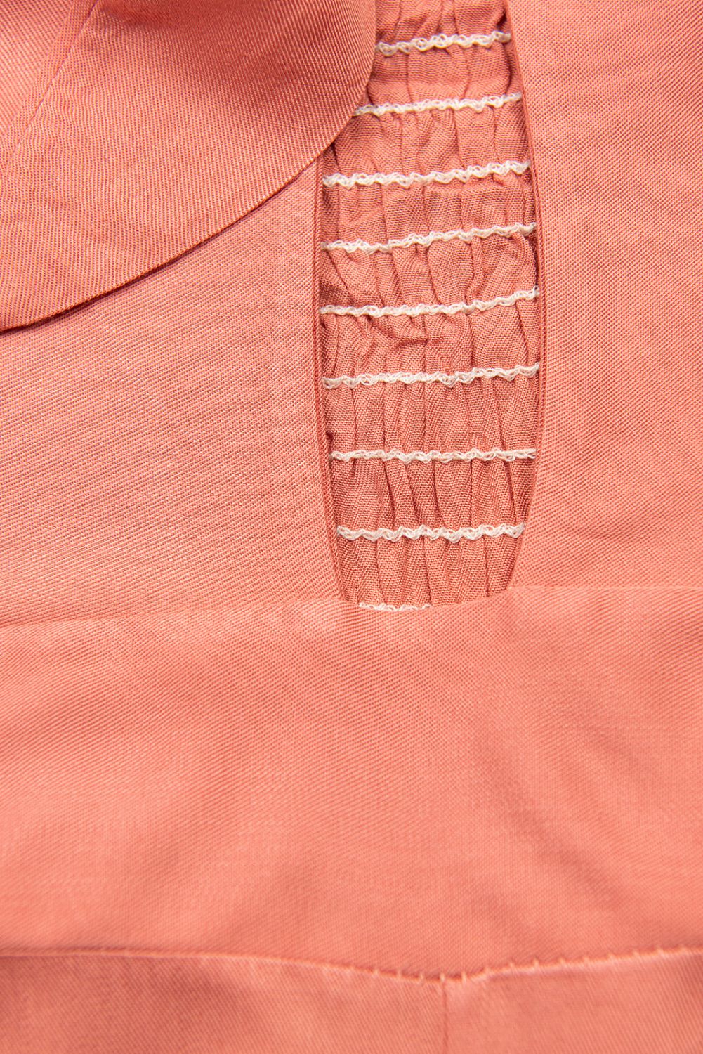 Lososově růžový kalhotový overal