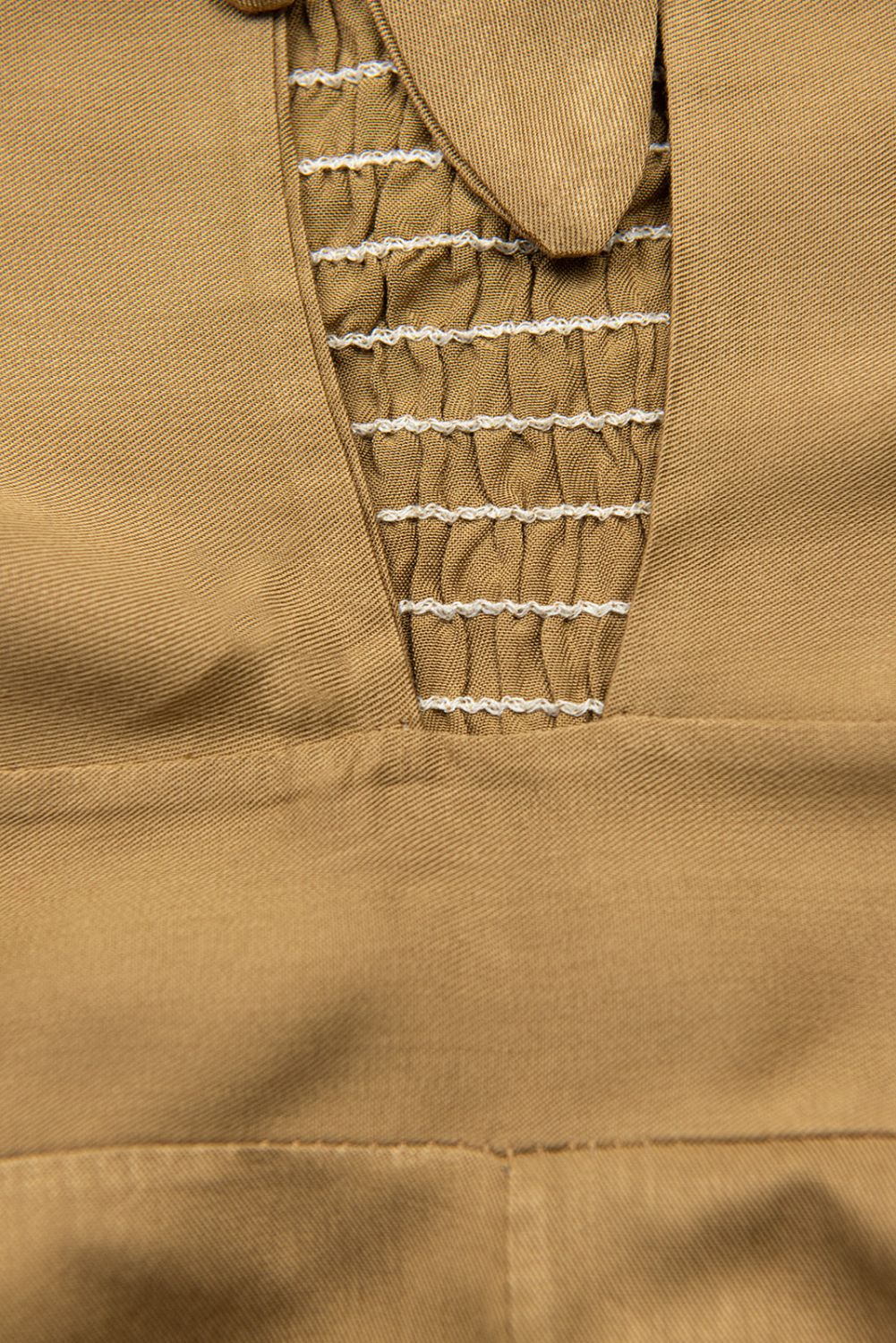 Pískově hnědý kalhotový overal