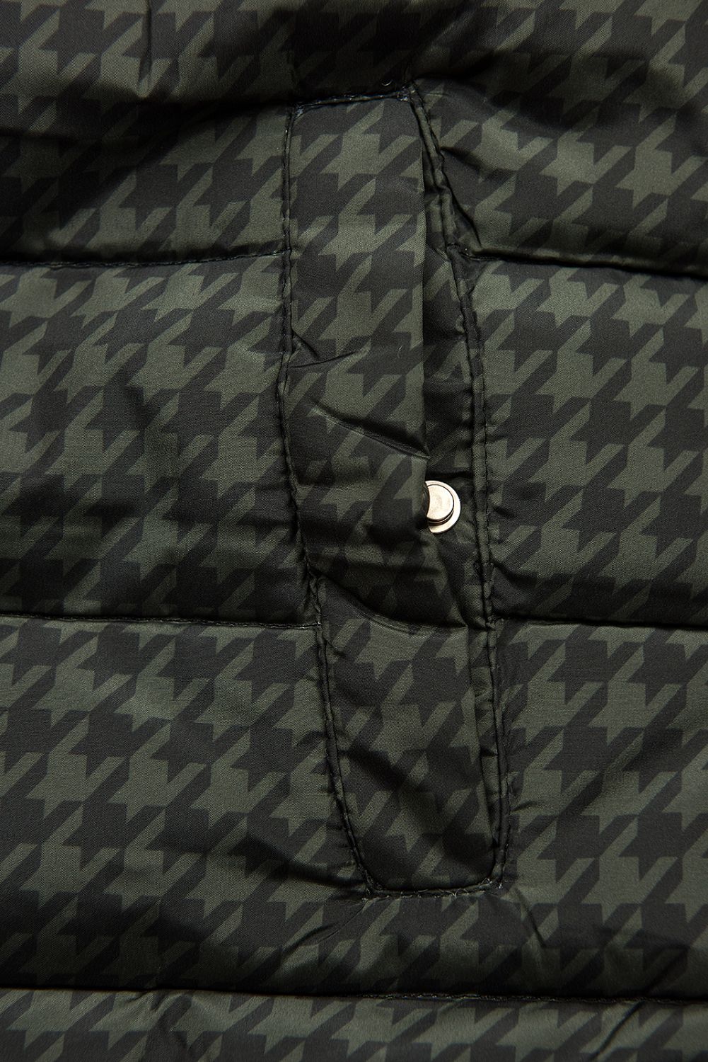 Khaki oboustranná parka na zimu