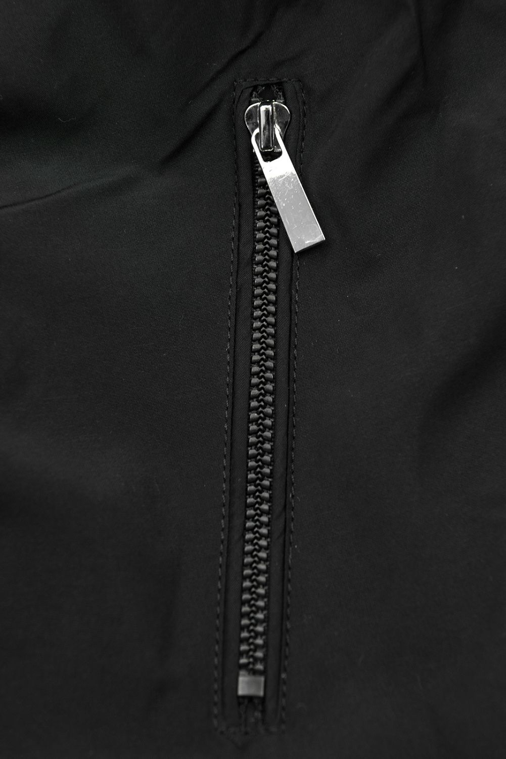 Černá oboustranná parka na zimu