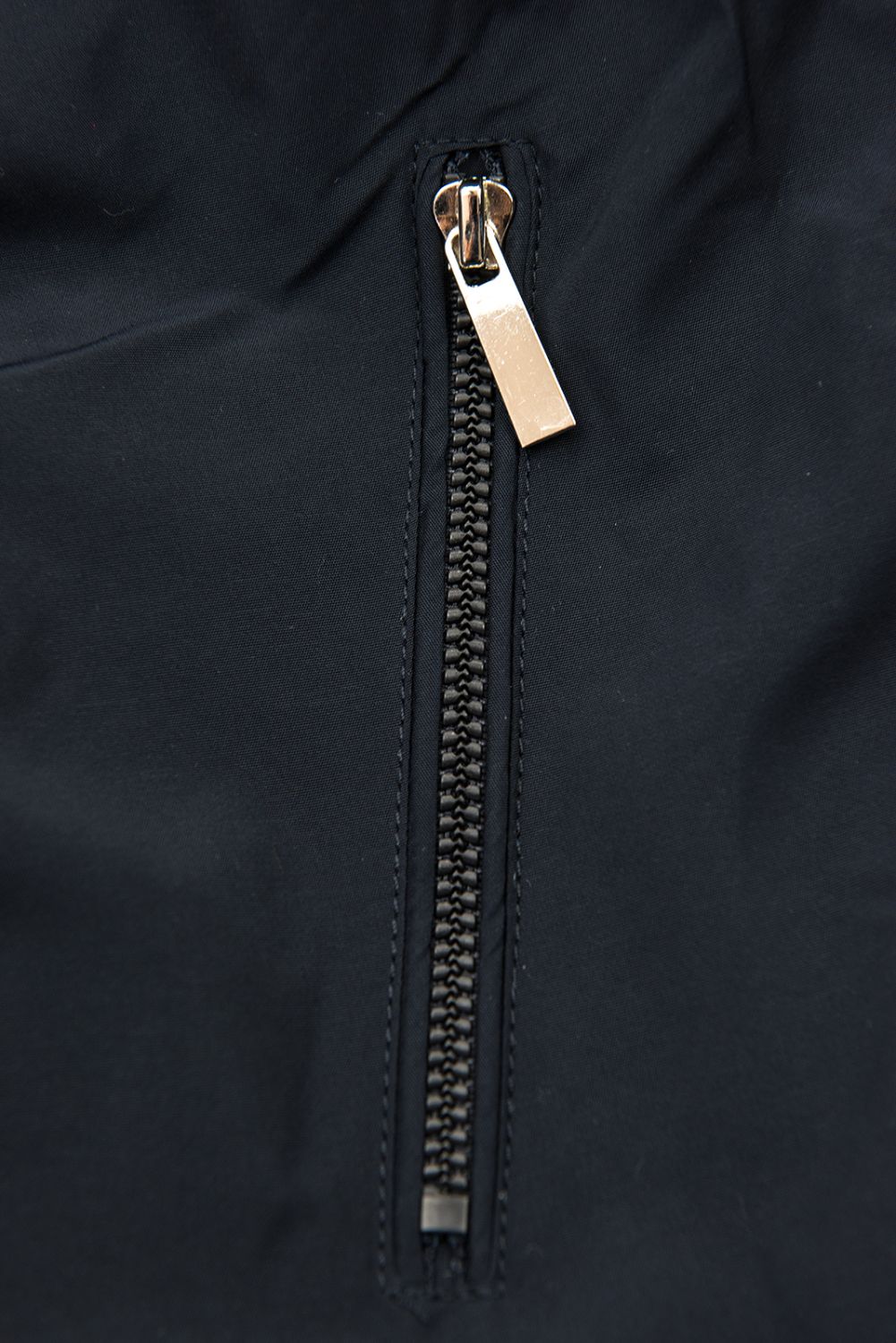 Tmavě modrá oboustranná parka na zimu