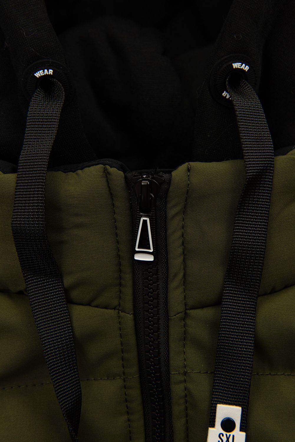 Army zelená zateplená bomber bunda