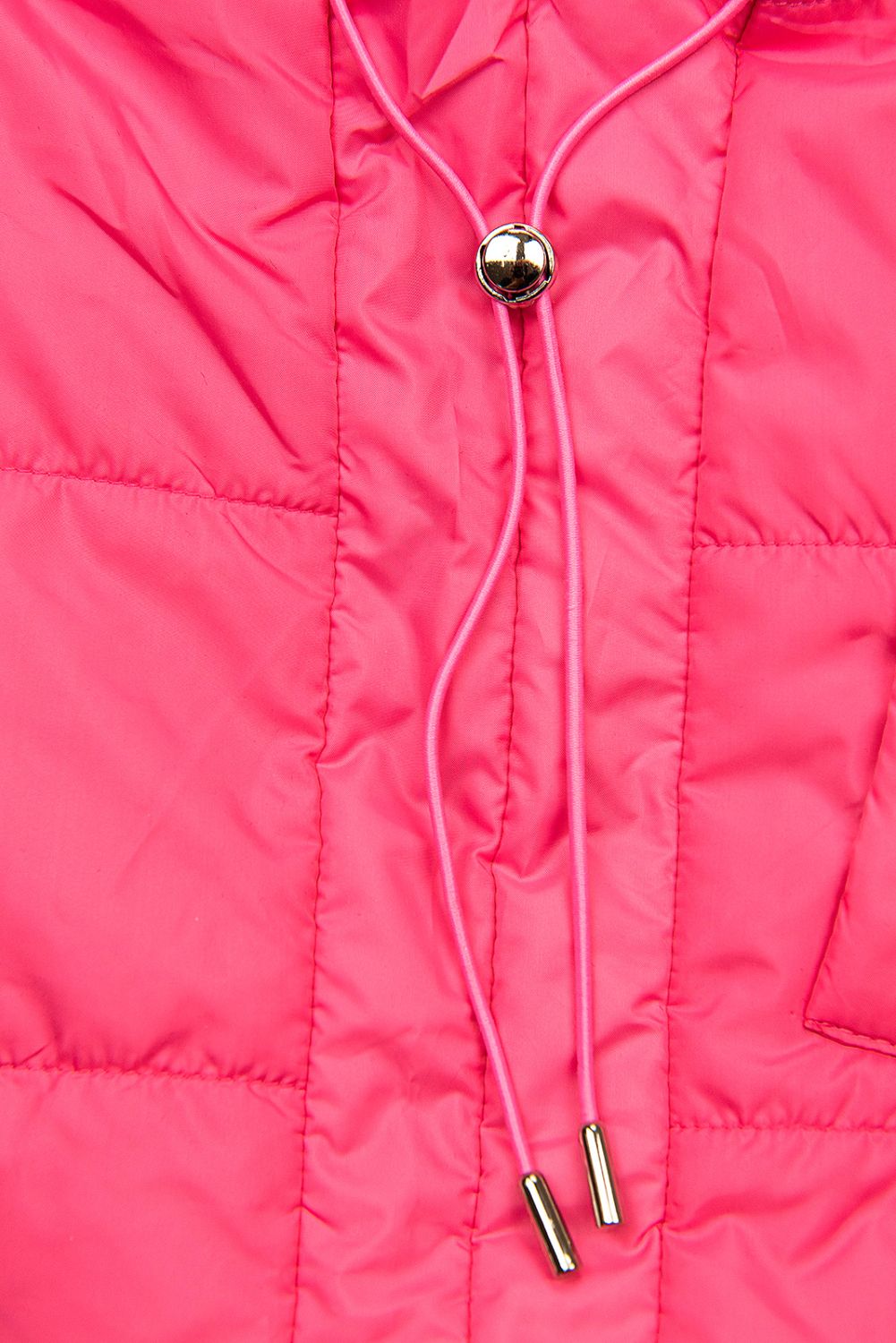 Růžová vesta s výplní