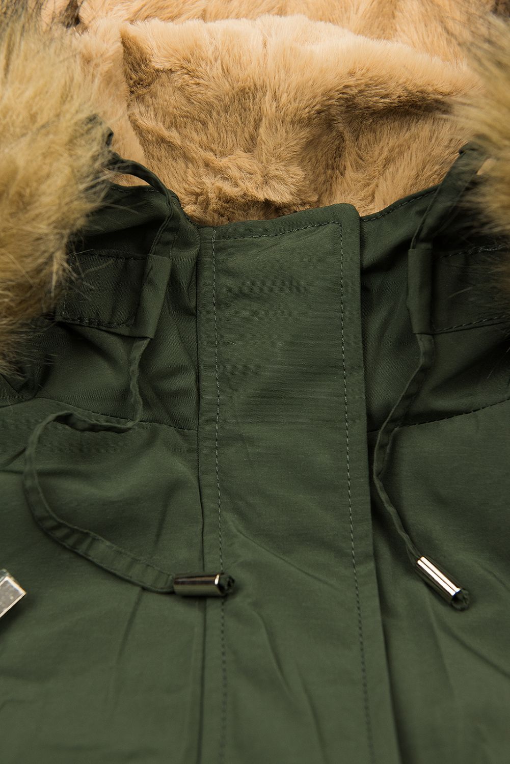 Army zelená parka s odnímatelnou vnitřní podšívkou