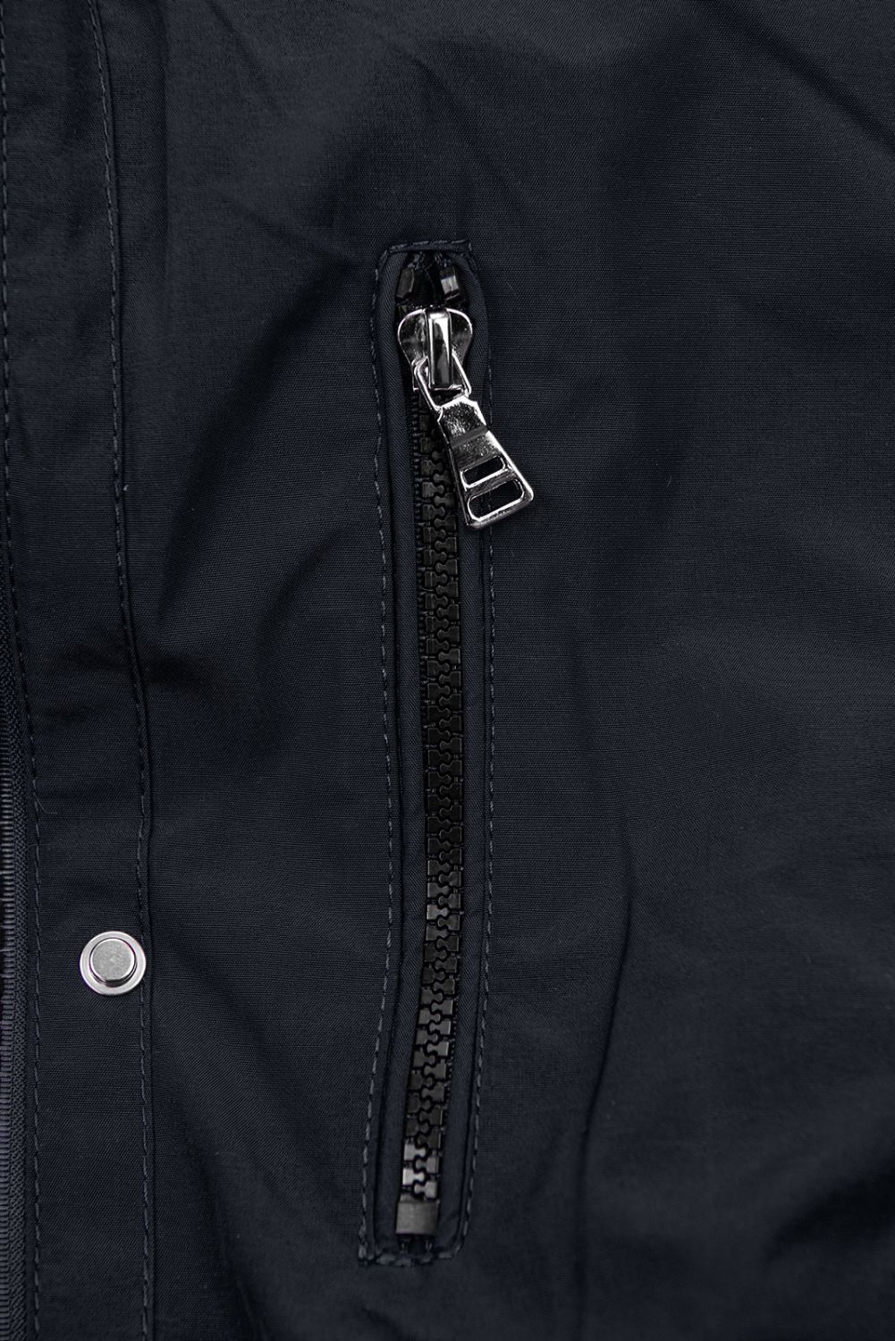 Tmavě modrá/béžová parka na období podzim/zima