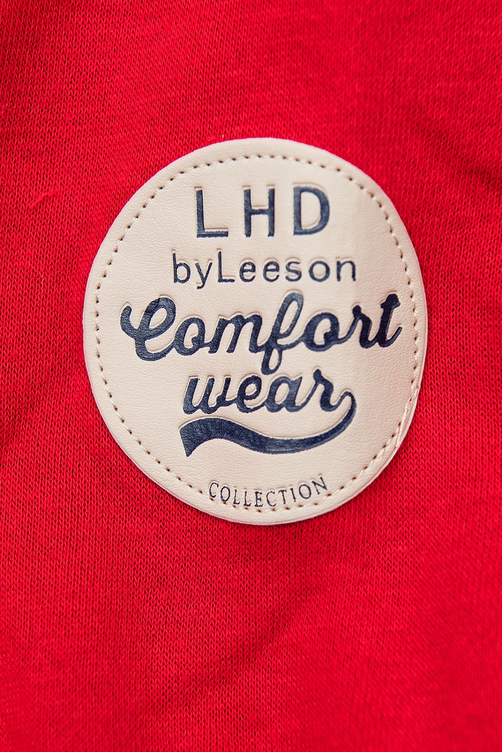 Červená prodloužená mikina od LHD