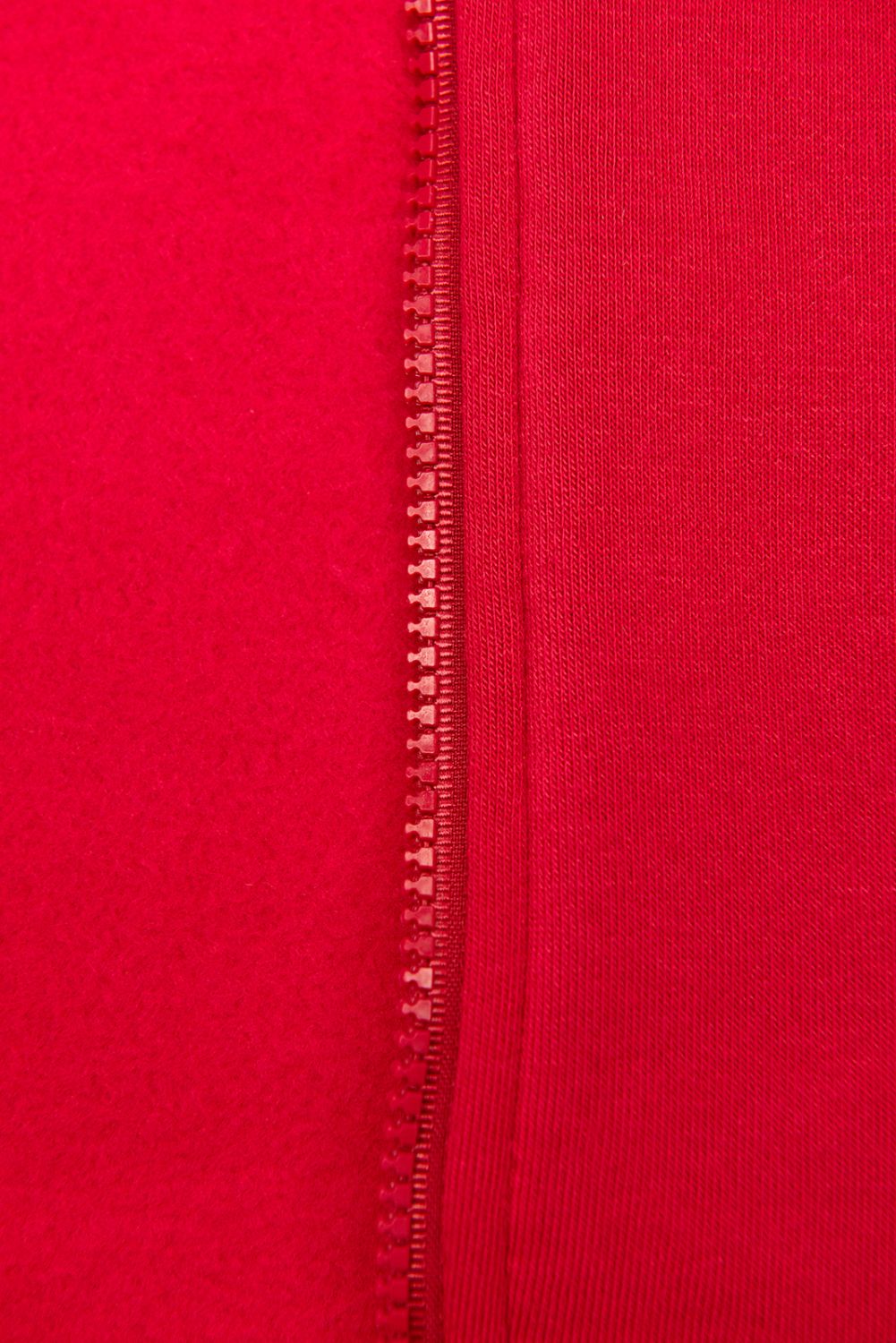 Červená tepláková souprava s květinovou kapucí