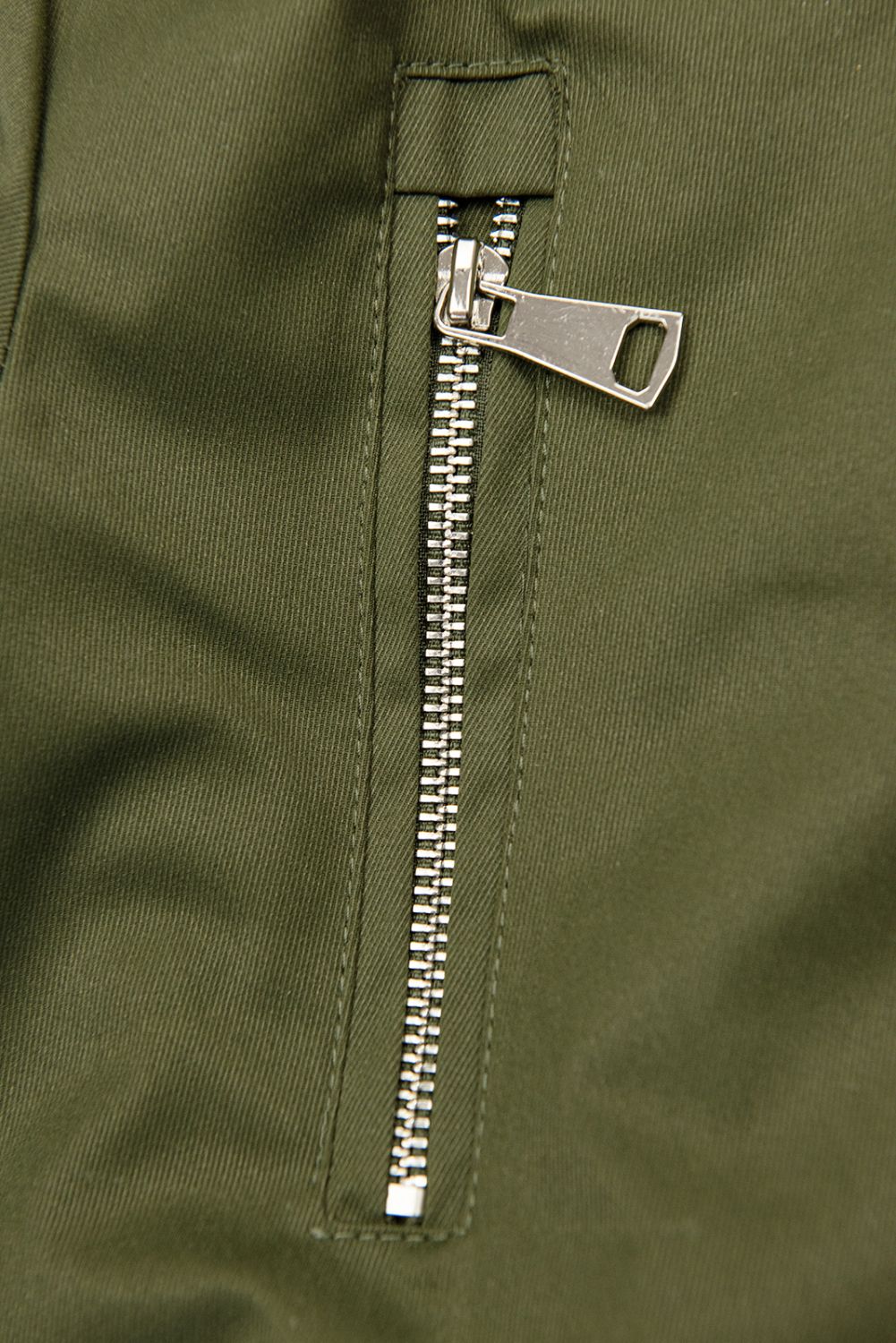 Khaki parka s vyjímatelným plyšovým futrem