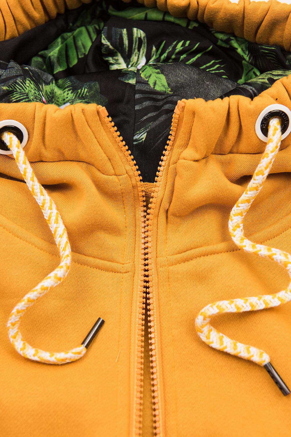 Žlutá prodloužená mikina od LHD