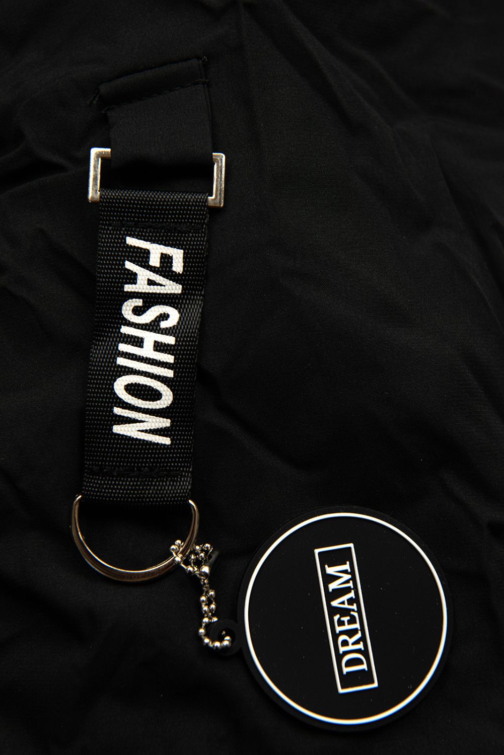 Černá dětská parka s kožešinou