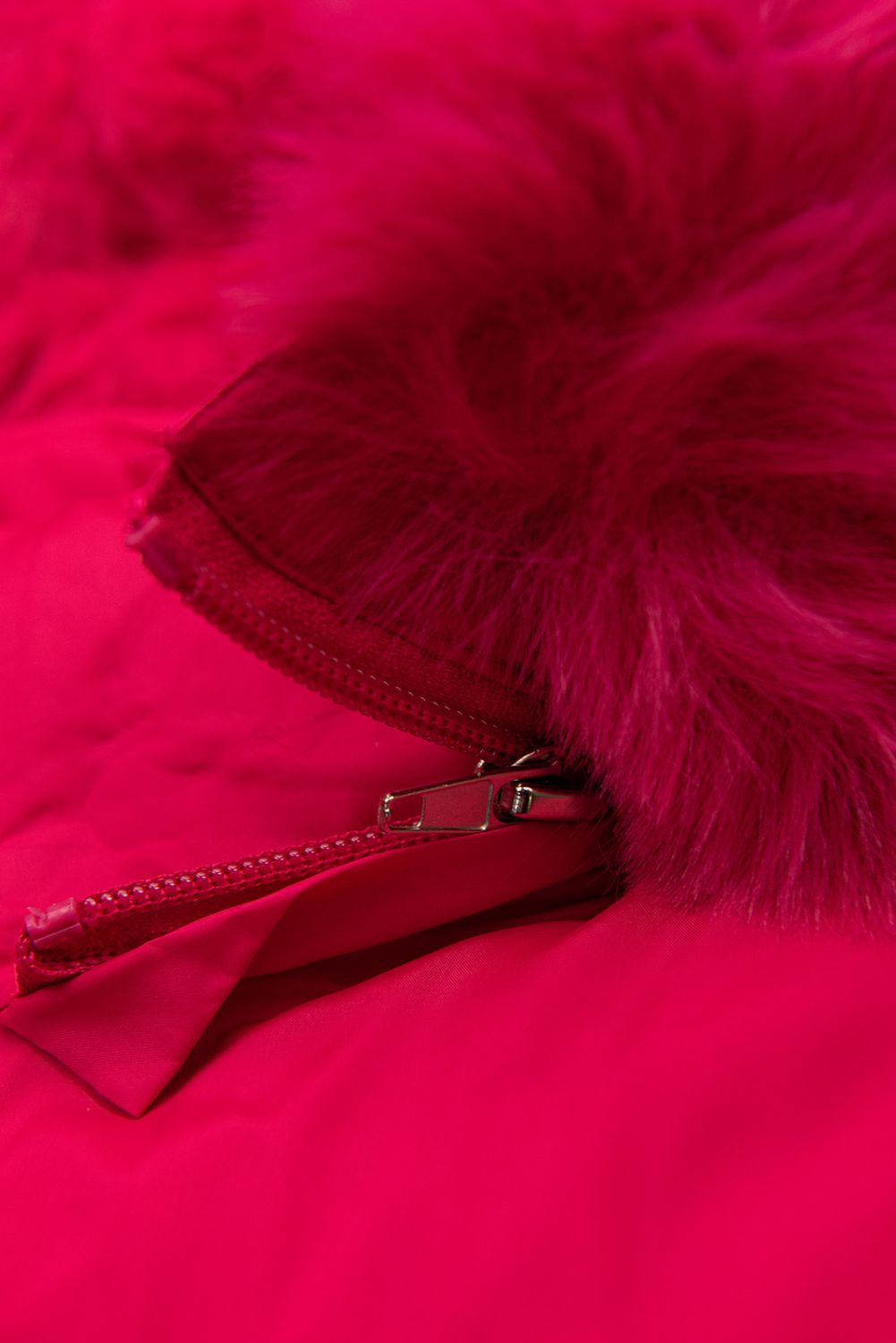 Fuchsiovorůžová bunda s ledvinkou