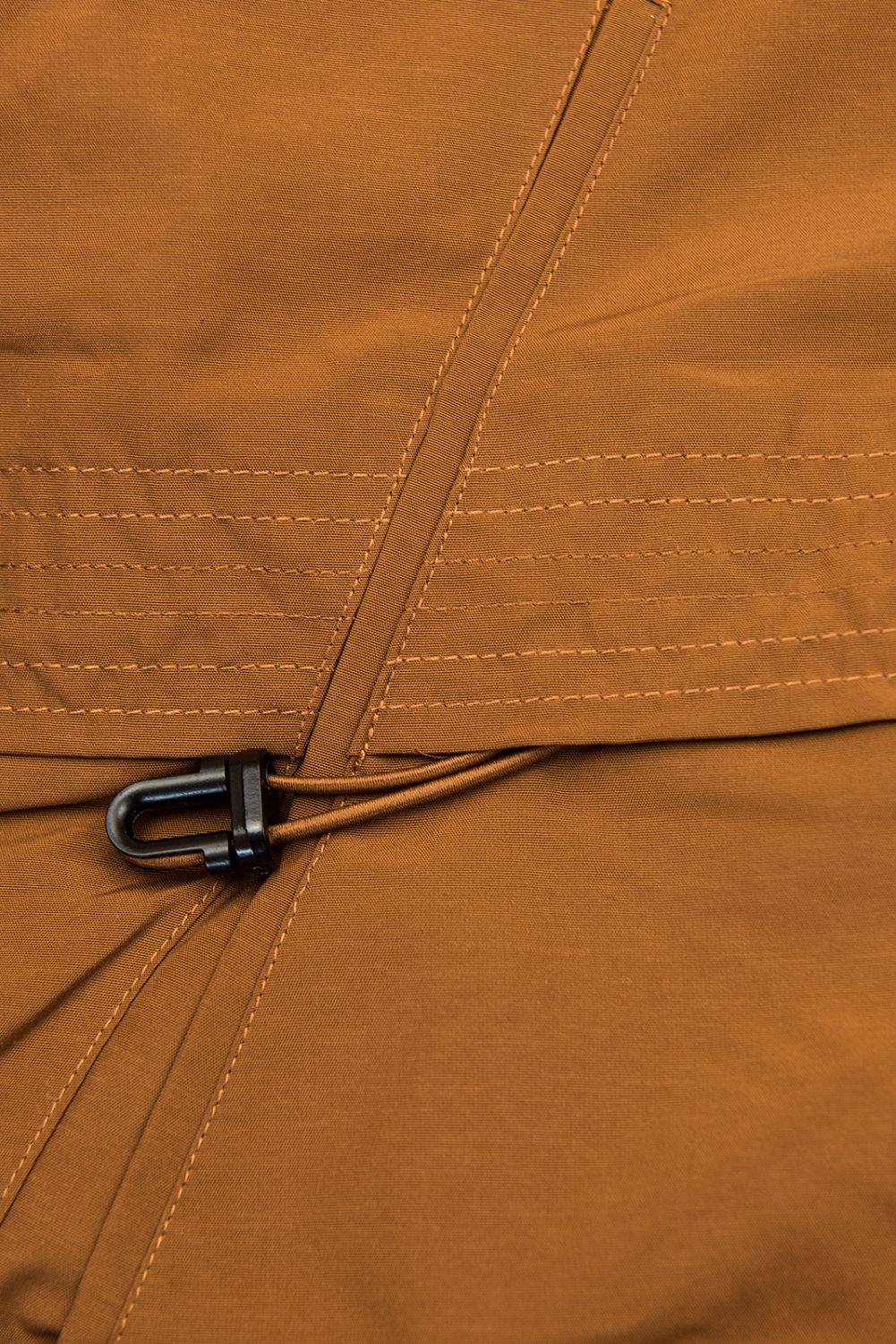 Hnědo-černá oboustranná zimní bunda