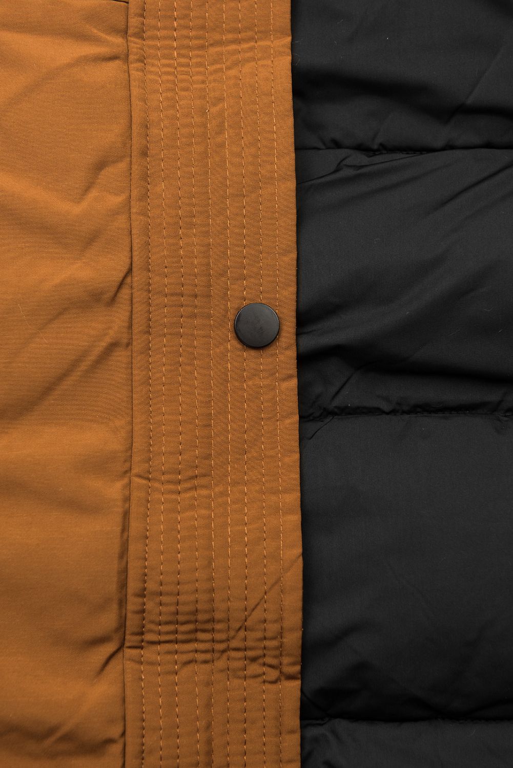 Hnědo-černá oboustranná zimní bunda