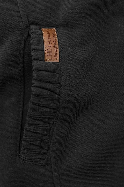 Černá prodloužená mikina od LHD