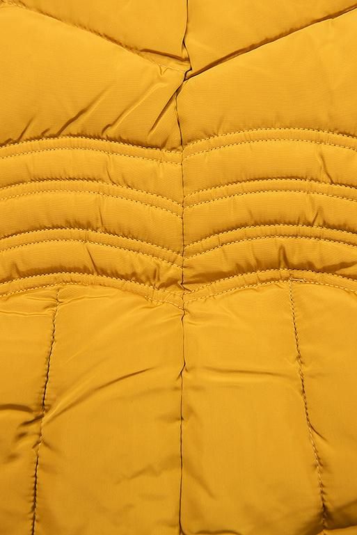 Žlutá zimní bunda FASHION