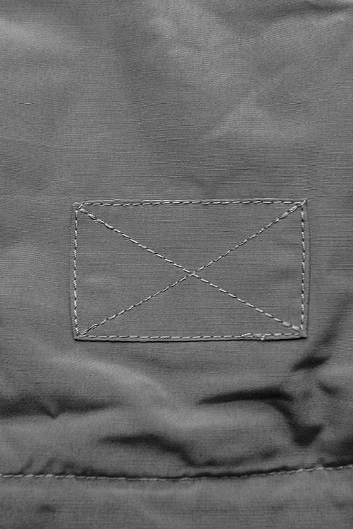 Šedá zateplená parka na zimu