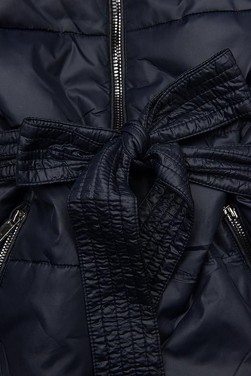 Oboustranná bunda tmavě modrá/tečkovaná