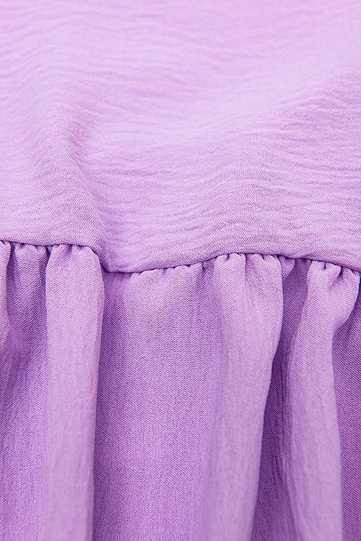 Fialové letní šaty z viskózy