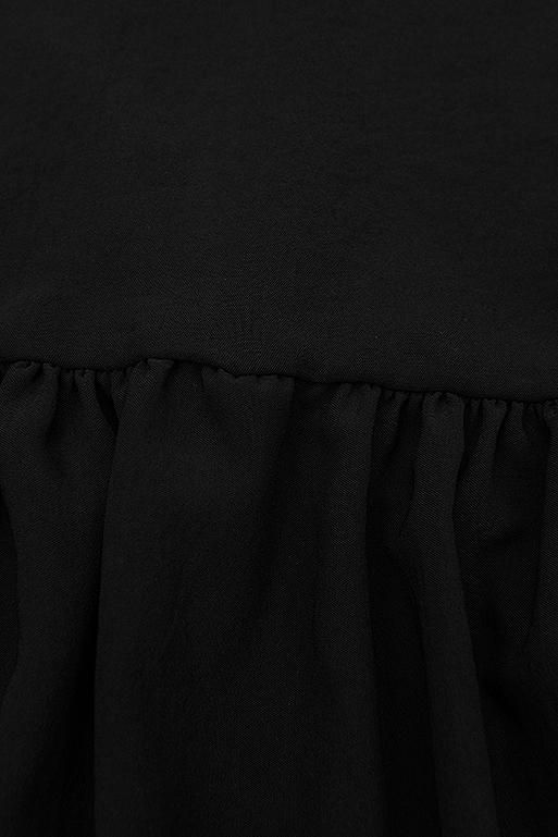 Černé letní šaty z viskózy