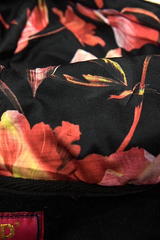 Mikina s pruhy černá/žlutá