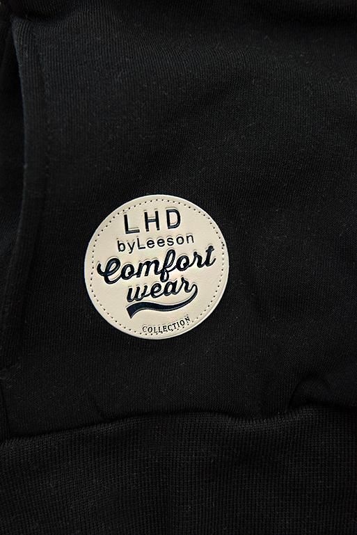 Mikina s pruhy černá/žlutá