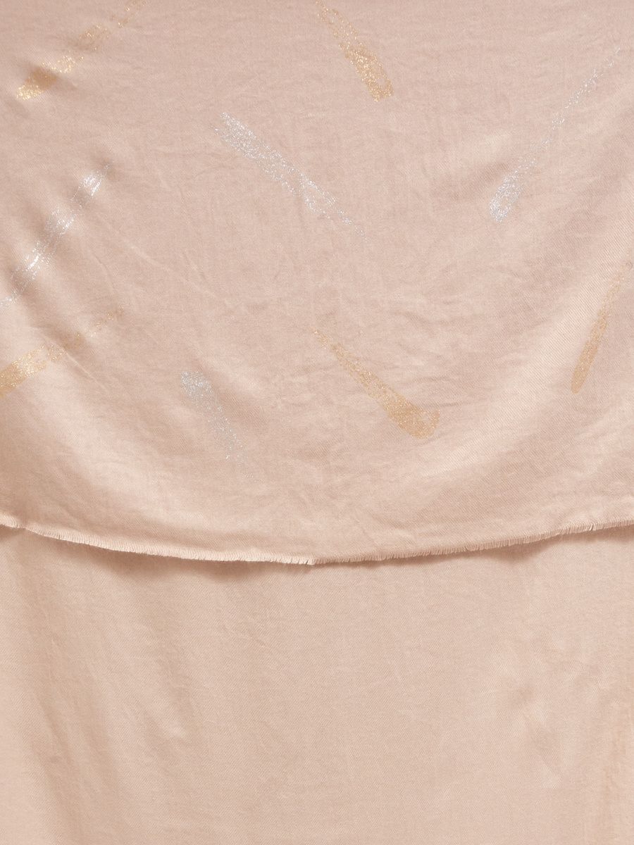 Béžová textilní šála