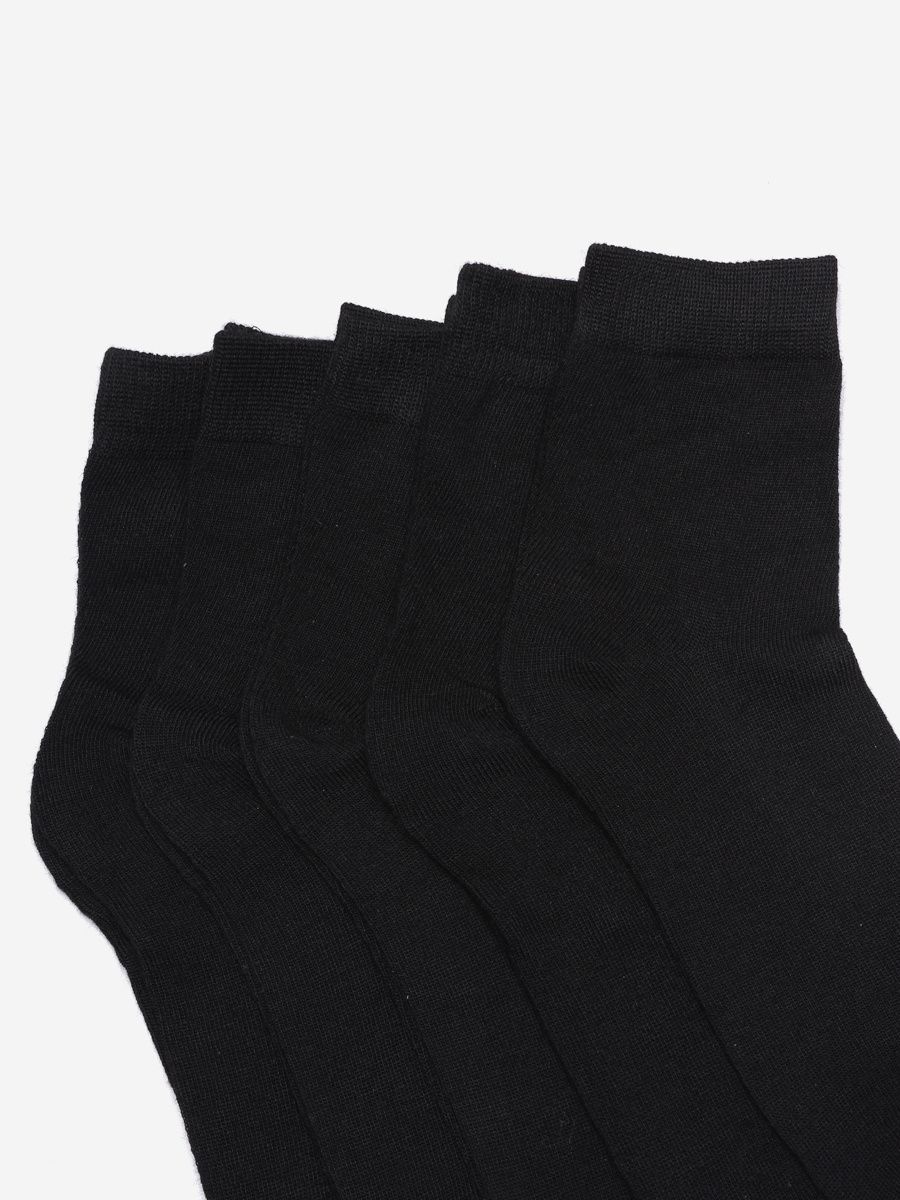 Černé pánské ponožky - 5 párů