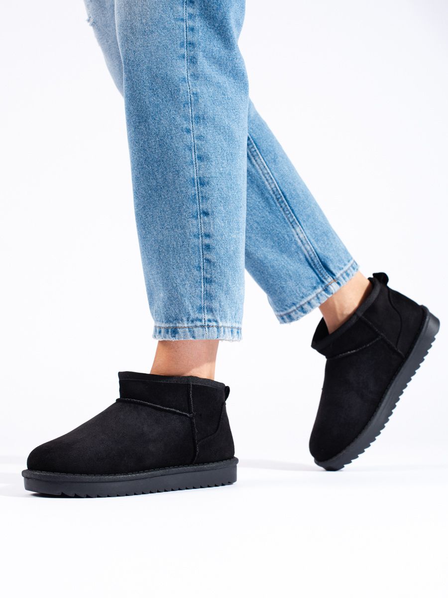 Dámské nízké sněhule černé