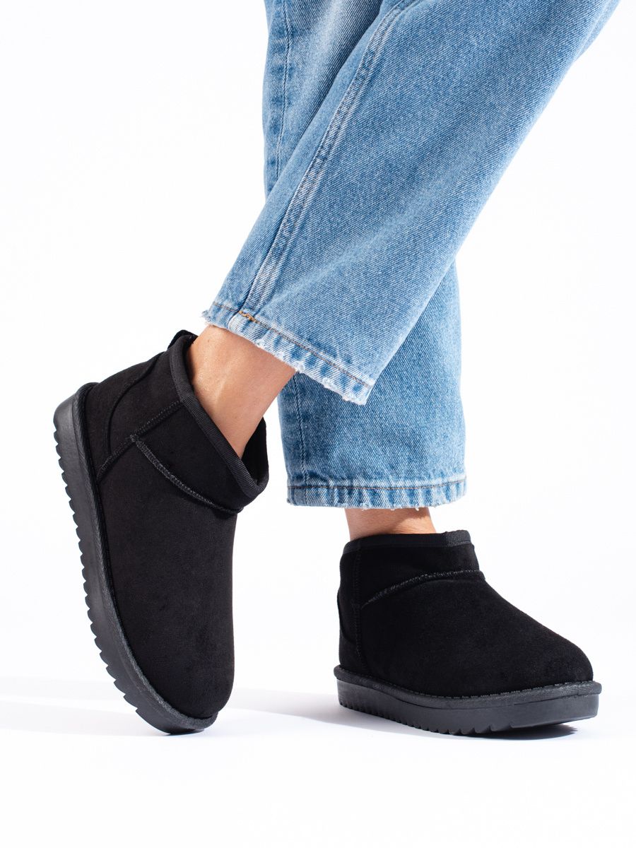 Dámské nízké sněhule černé