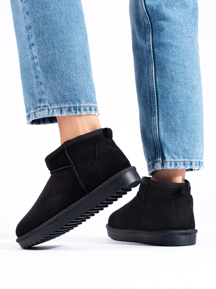 Dámské nízké sněhule černé