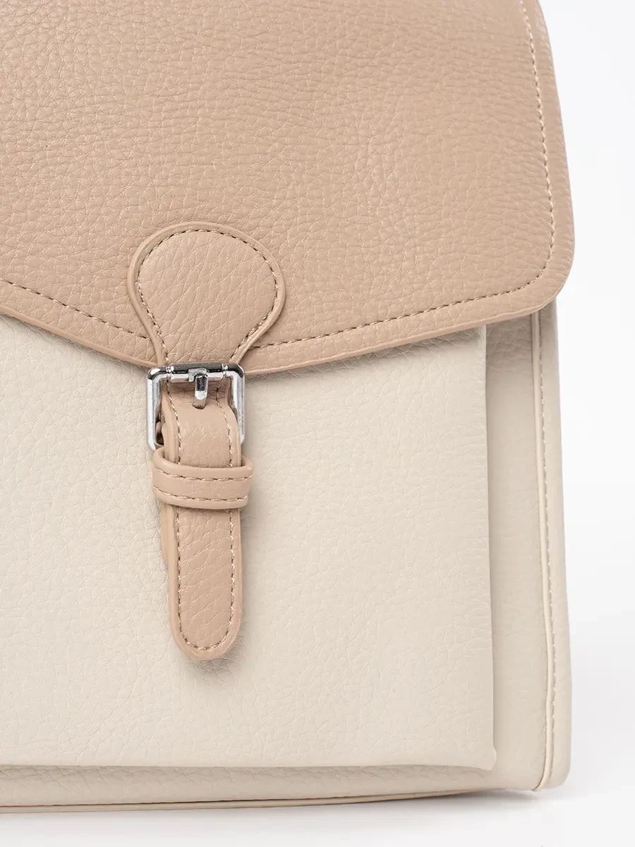 Světle béžový dámský batoh