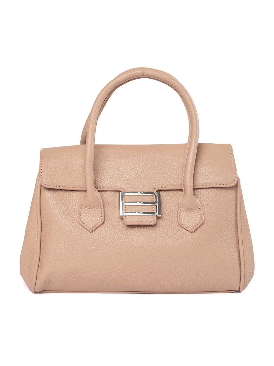 Béžová taška s rukojeťmi a popruhem