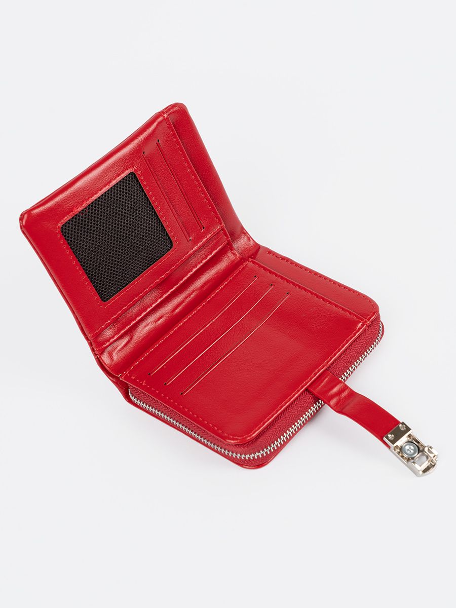 Elegantní červená dámská peněženka