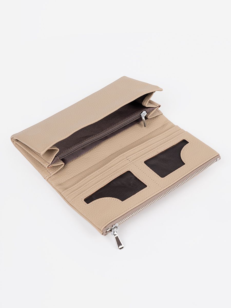 Klasická dámská peněženka v béžové barvě