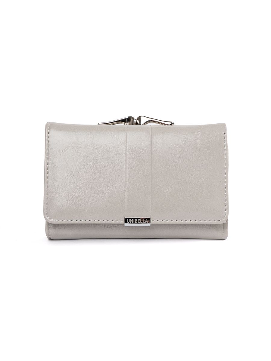 Elegantní šedá peněženka z ekologické kůže