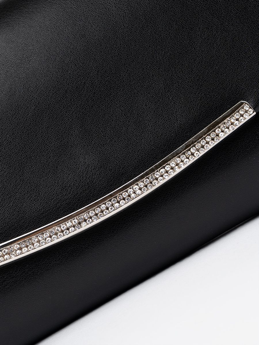 Elegantní černá kabelka s řetízkem