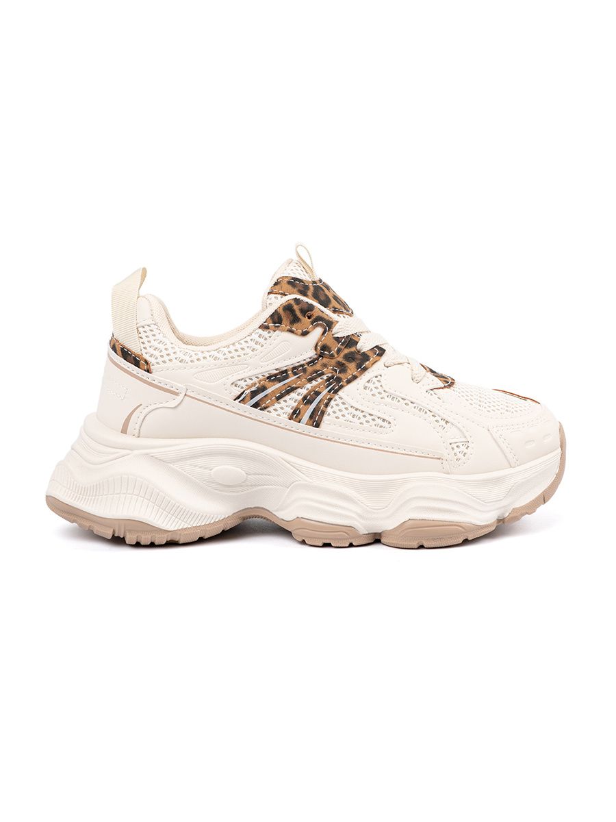 Sneakersy s hrubou podrážkou v animal vzoru