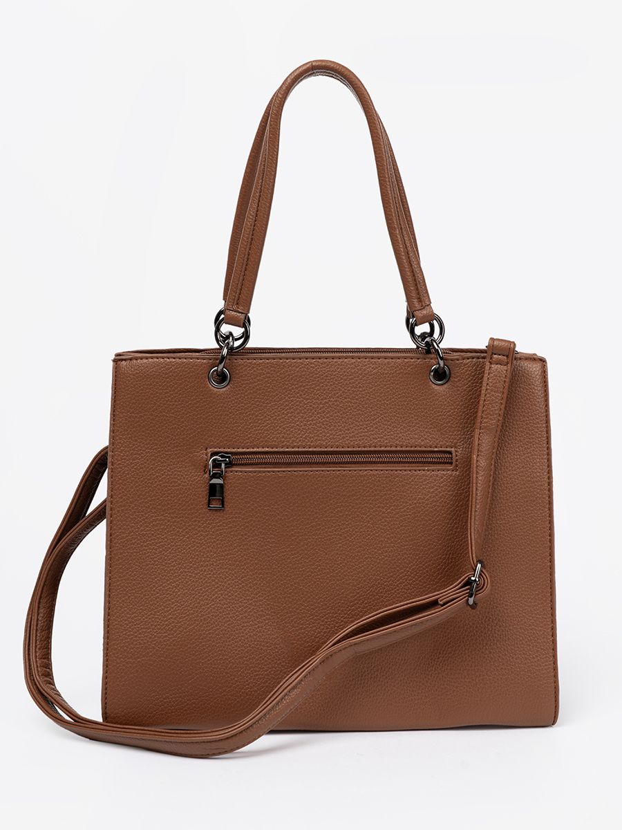 Tote taška v teplé hnědé