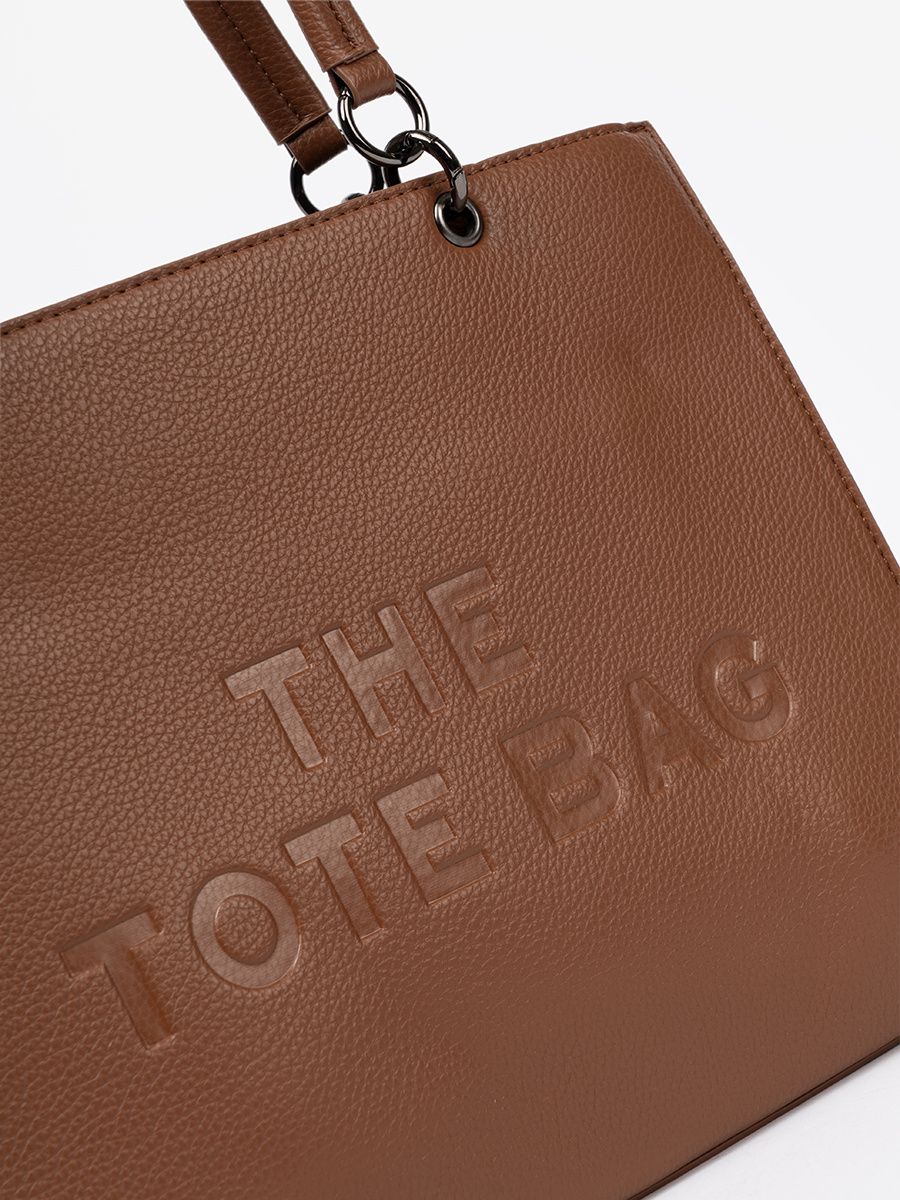 Tote taška v teplé hnědé