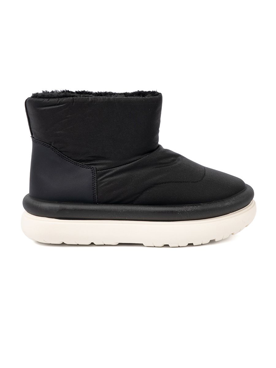 Černé sněhule s kožešinovým vnitřkem