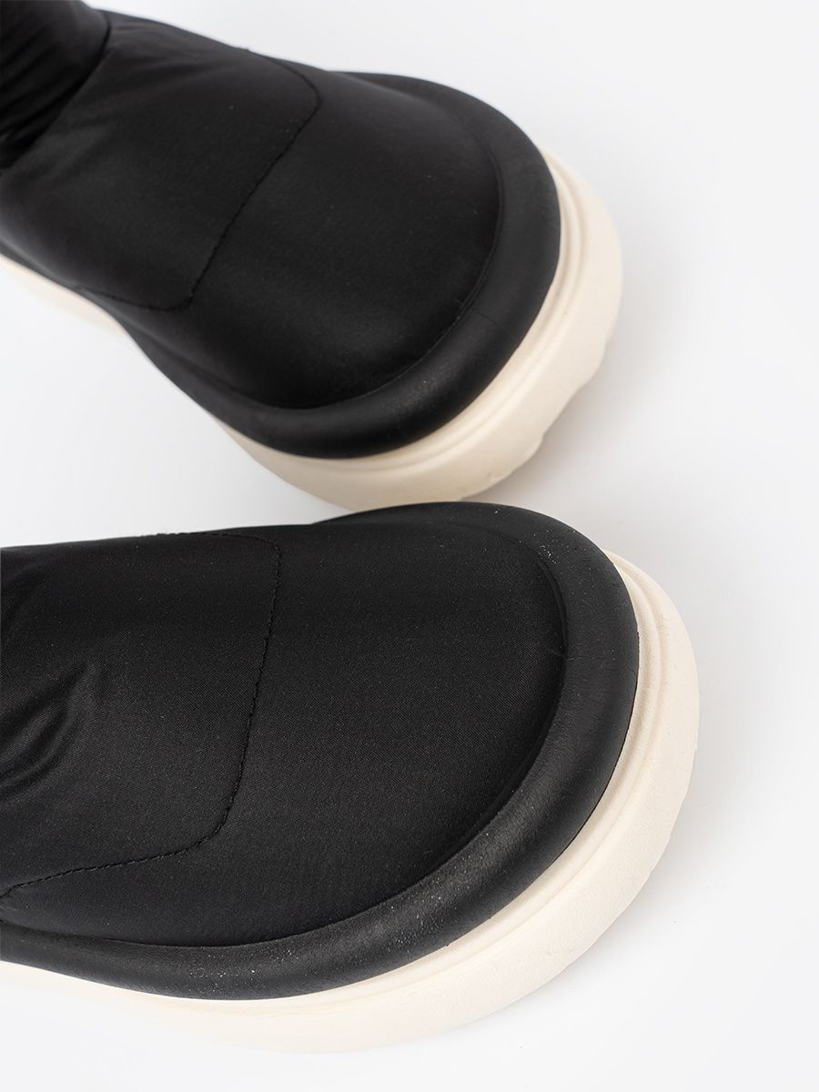 Černé sněhule s kožešinovým vnitřkem