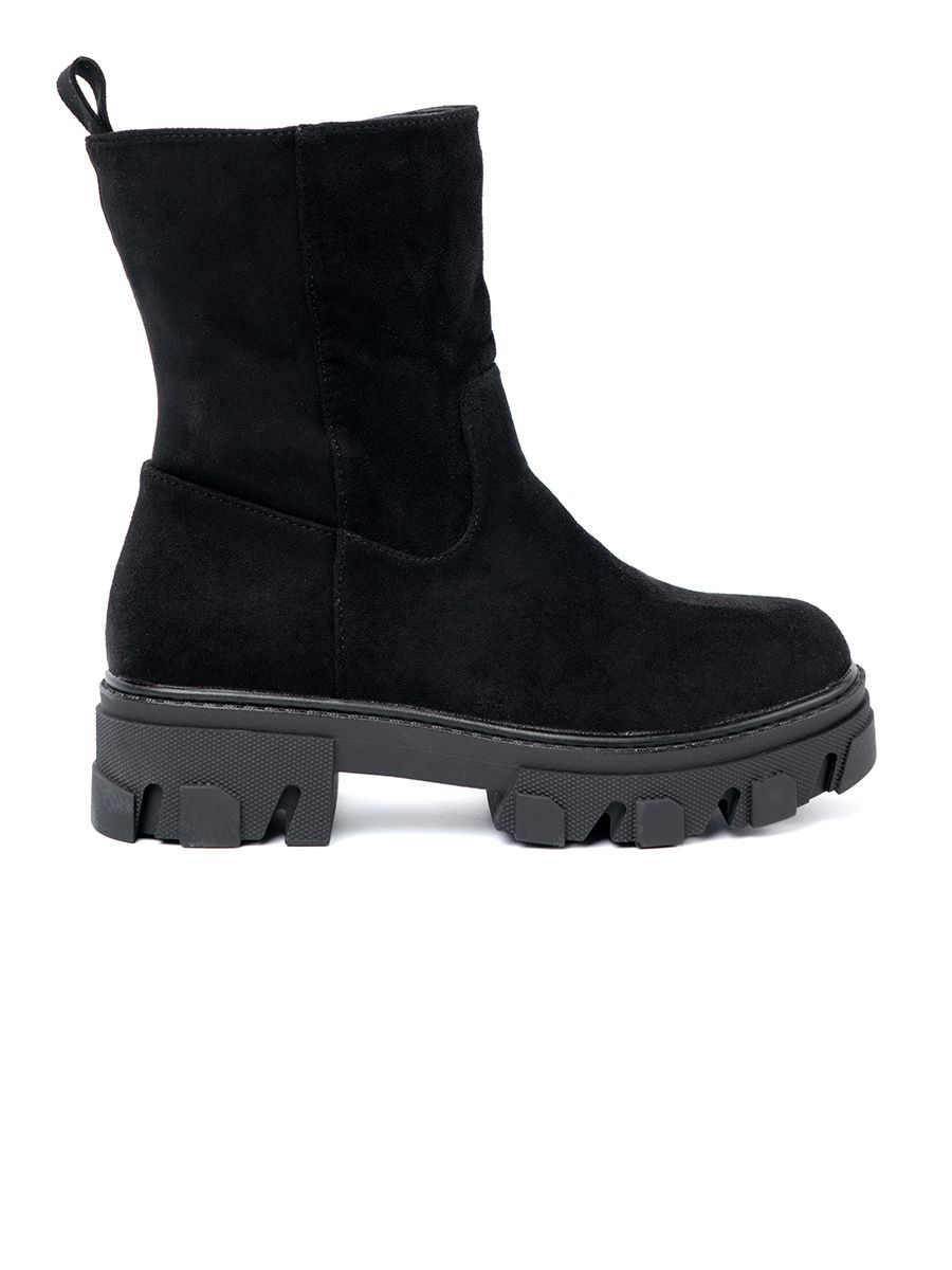 Černé kotníkové boty s minimalistickým střihem