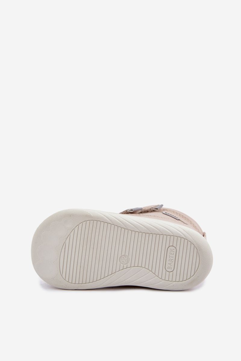 Kožené barefoot sněhule béžové
