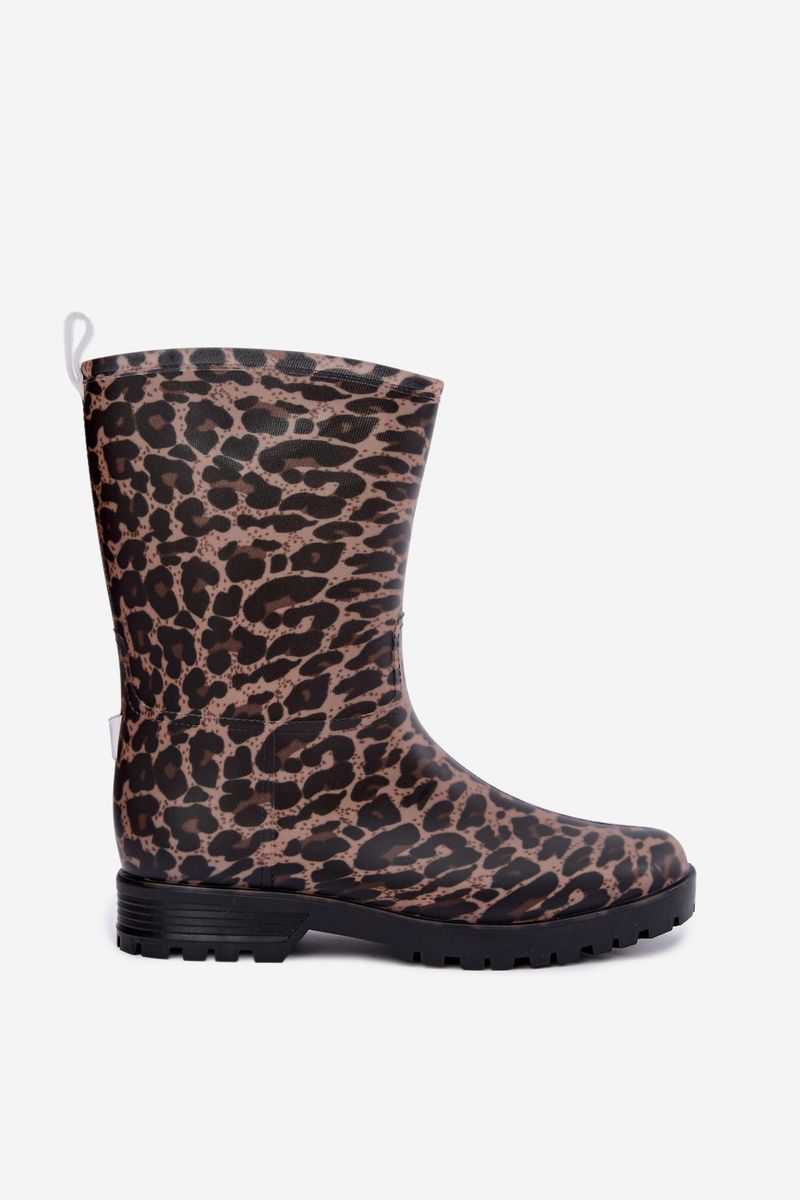 Holínky s leopardím vzorem